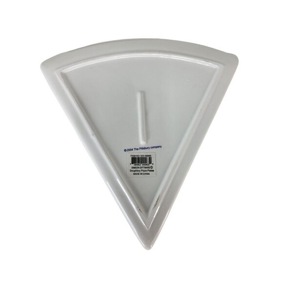 Pillsbury Doughboy Pizza Slice Ceramic Porcelain Plate Set of Five Plates - Picture 12 of 15